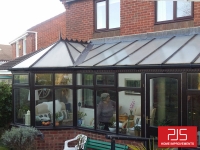 Mrs Milburn - Washington - New conservatory roof BEFORE